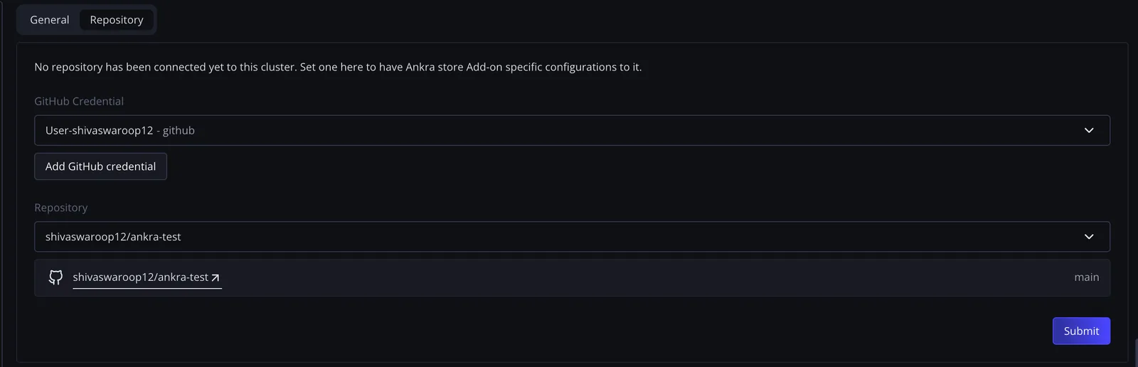 Connect to GitHub